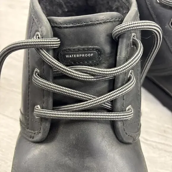 UGG Neumel Weather II Waterproof Black Leather Chukka Boots Size US 11 Men - Picture 13 of 16